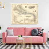 Westindische Inseln 3 Leinwanddruck (Insitu (Wohnzimmer))