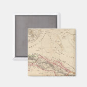 Westindische Inseln 3 Magnet (Vorderseite/Rückseite)