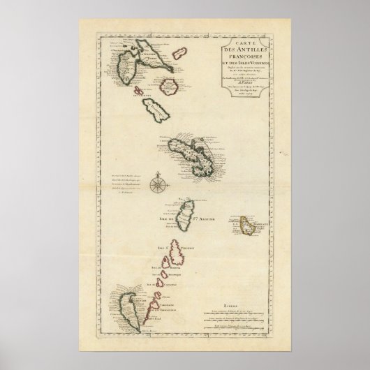 Westindische Inseln 3 Poster (Vorne)