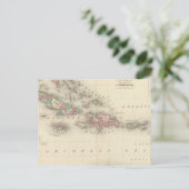 Westindische Inseln 3 Postkarte (Stehend Vorderseite)