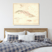 Westindische Inseln 4 Leinwanddruck (Insitu (Schlafzimmer))