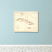Westindische Inseln 4 Leinwanddruck (Insitu (Holzboden))