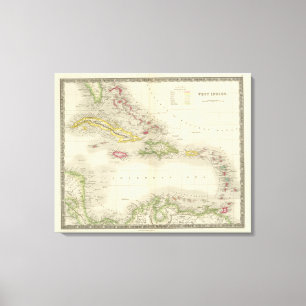 Westindische Inseln 4 Leinwanddruck