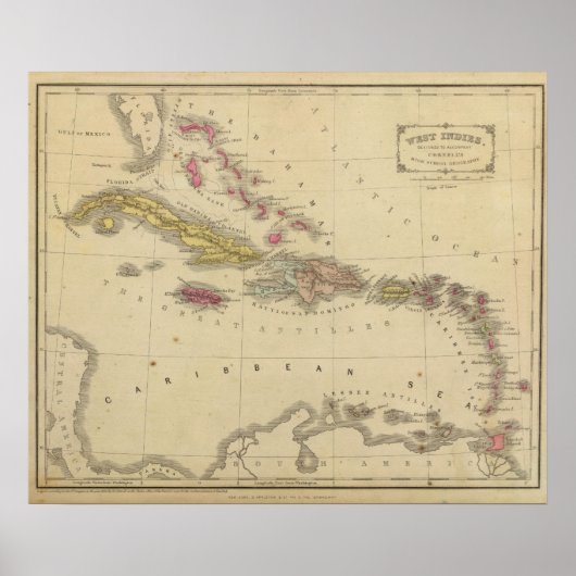 Westindische Inseln 4 Poster (Vorne)