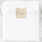 Westindische Inseln 4 Quadratischer Aufkleber (Tasche)
