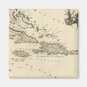 Westindische Inseln 5 Magnet