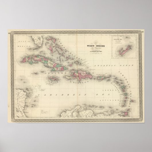 Westindische Inseln 5 Poster (Vorne)