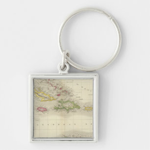 Westindische Inseln 6 Schlüsselanhänger