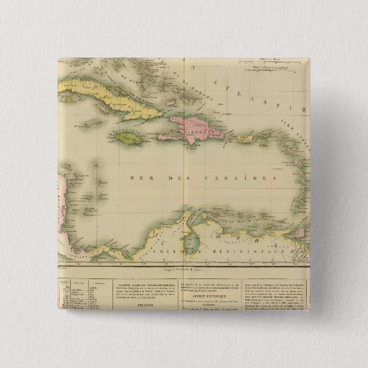 Westindische Inseln 9 Button (Vorderseite)