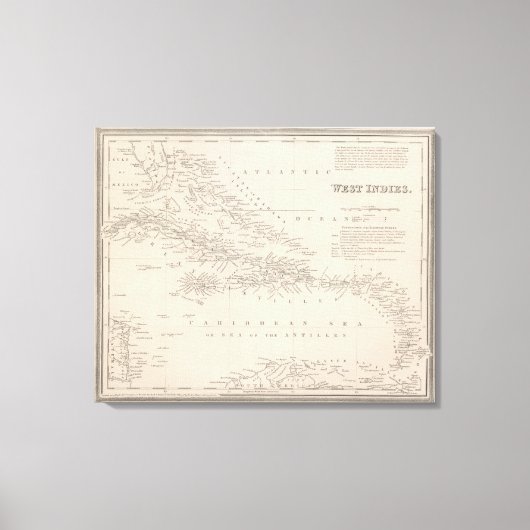 Westindische Inseln 9 Leinwanddruck (Vorderseite)