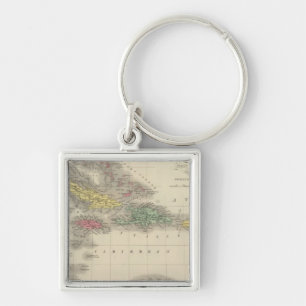 Westindische Inseln 9 Schlüsselanhänger