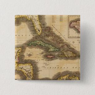 Westindische Inseln Button