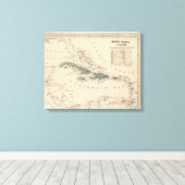 Westindische Inseln Leinwanddruck (Insitu (Holzboden))