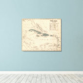 Westindische Inseln Leinwanddruck (Insitu (Holzboden))