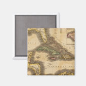 Westindische Inseln Magnet (Vorderseite/Rückseite)