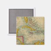 Westindische Inseln Magnet (Vorderseite/Rückseite)