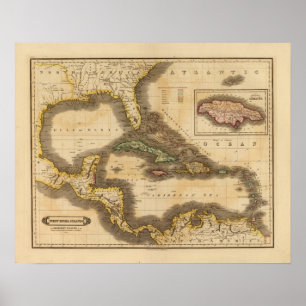 Westindische Inseln Poster