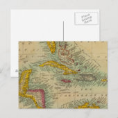 Westindische Inseln Postkarte (Vorne/Hinten)