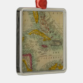 Westindische Inseln Silbernes Ornament (Rechts)