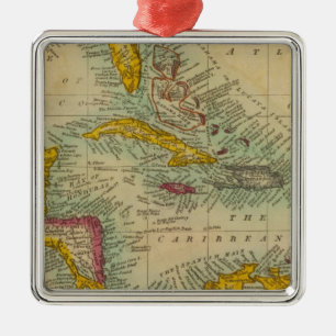 Westindische Inseln Silbernes Ornament