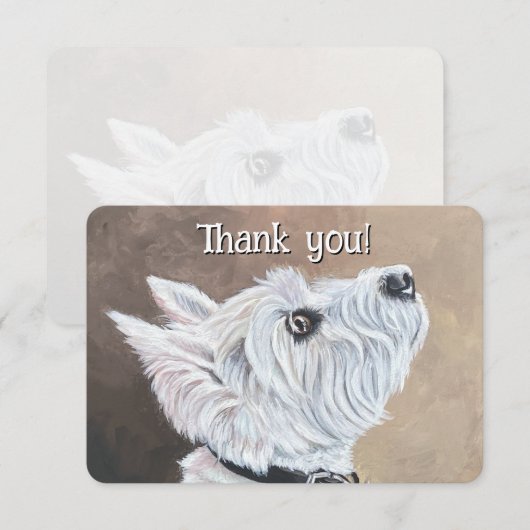 Westioking-Profil B Dankeskarte (Vorne/Hinten)