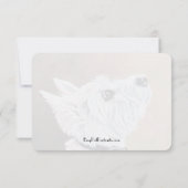 Westioking-Profil B Dankeskarte (Rückseite)