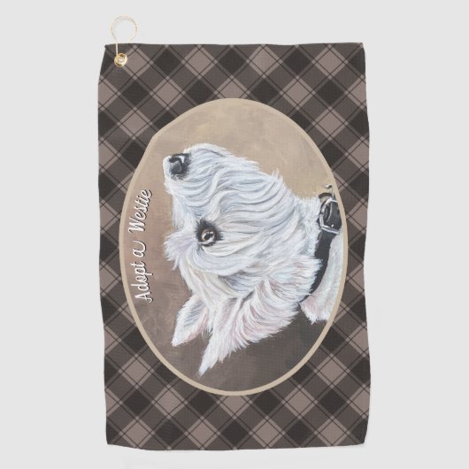 Westioking-Profil B Golfhandtuch (Vorderseite)