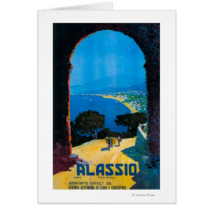 Westitaliener-Riviera-Reise-Plakat