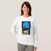 Westitaliener-Riviera-Reise-Plakat T-Shirt (Vorne ganz)