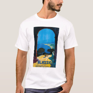 Westitaliener-Riviera-Reise-Plakat T-Shirt