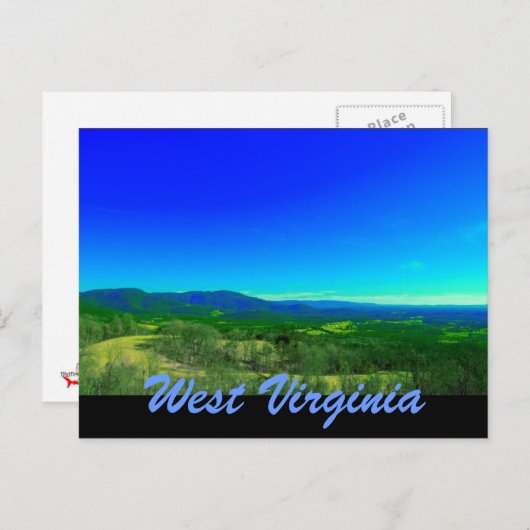 Westjordanland Postkarte (Vorne/Hinten)