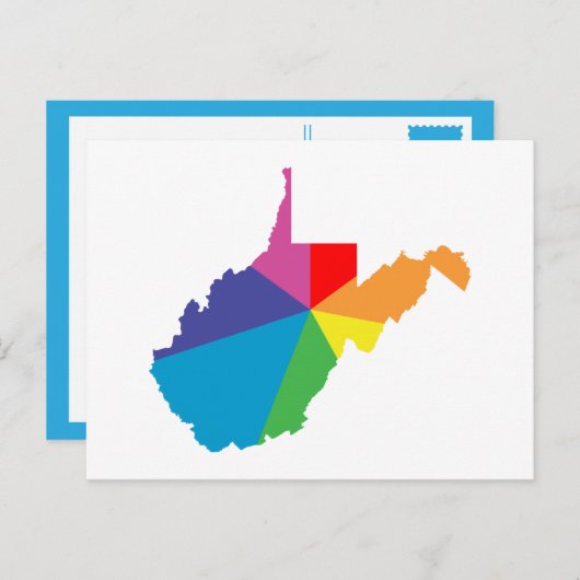 Westjordanland Postkarte (Vorne/Hinten)