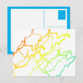 Westjordanland Postkarte (Vorne/Hinten)