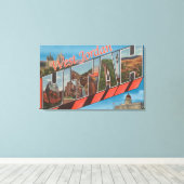 Westjordanland, Utah - Große Briefmarkenszenen Leinwanddruck (Insitu (Holzboden))