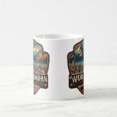 Westjordanland, Utah | VINTAG Kaffeetasse (Mittel)