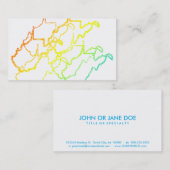 Westjordanland Visitenkarte (Vorne/Hinten)