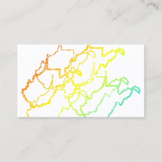 Westjordanland Visitenkarte (Vorderseite)