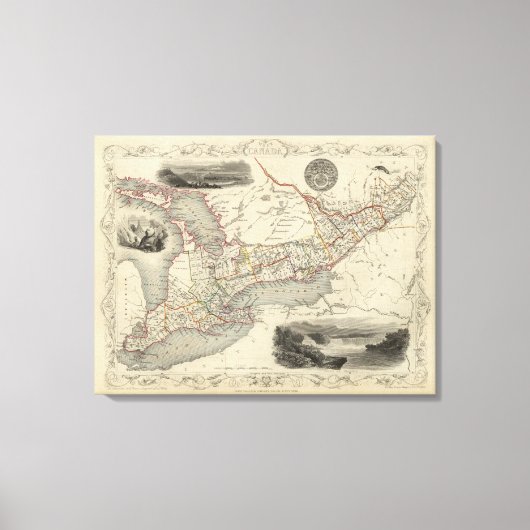 Westkanada Leinwanddruck (Vorderseite)