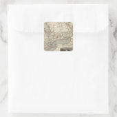Westkanada Quadratischer Aufkleber (Tasche)