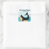 Westkap Südafrika Quadratischer Aufkleber (Tasche)