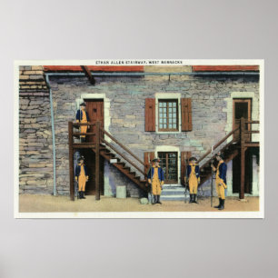 Westkasernen, Ethan Allen Treppenhaus-Szene Poster