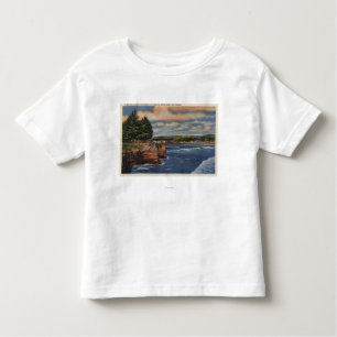 Westklippen-Antriebs-Ansicht des Piers und des Kleinkind T-shirt