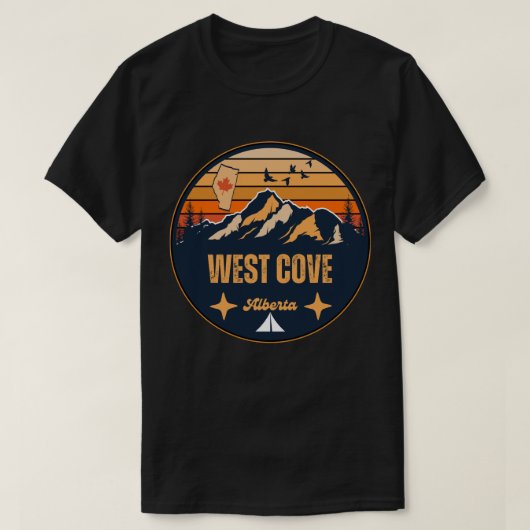 Westküste, Alberta T-Shirt (Design vorne)