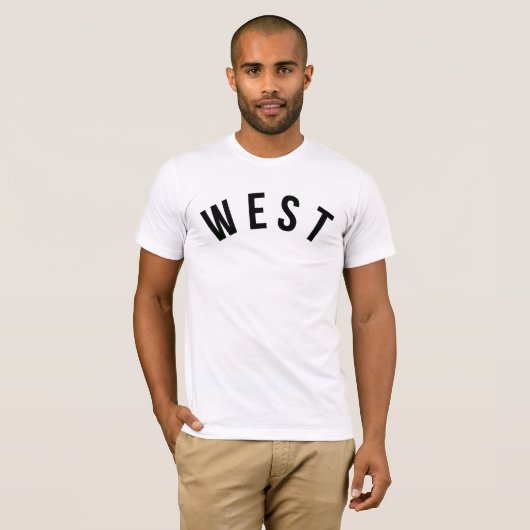 Westküste, beste Küste T-Shirt (Vorne ganz)