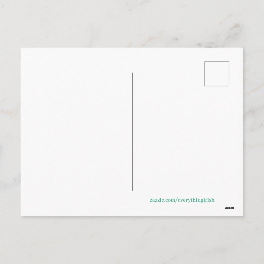 Westküste Irlands Feiertagspostkarte (Rückseite)