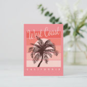 Westküste Kalifornien Postkarte (Stehend Vorderseite)