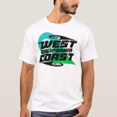 Westküste Kalifornien Surfer Sommer Surfer T-Shirt (Vorderseite)
