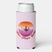 Westküste Lesbischer Taucher Selters Dosenkühler (Seltzer Vorderseite)