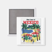 Westküste Mexikos Guaymas, Mazatlan, Guadalajar Magnet (Vorderseite/Rückseite)