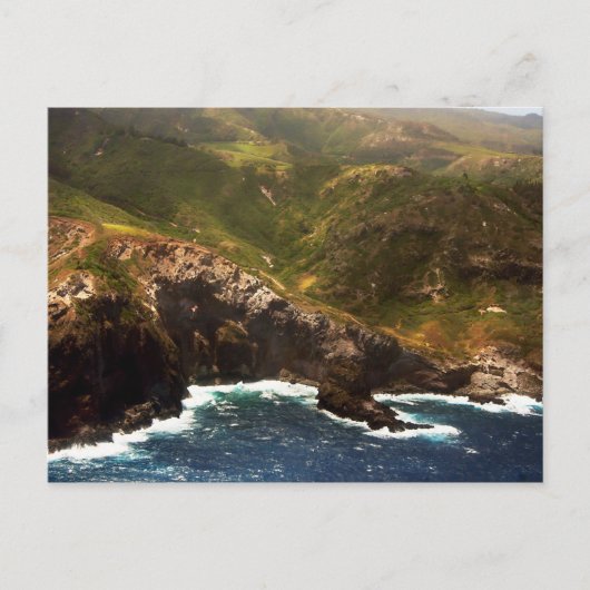 Westküste Moloka'i Postkarte (Vorderseite)